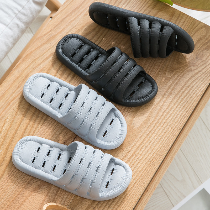 Men Slippers Summer Indoor Non-slip Bathroom Bath lovers Home Deodorant Makeup Rooms Leaky Sandals