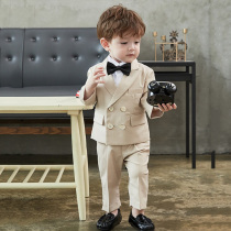 Flower boy dress suit children suit British style handsome boys birthday small suit handsome Korean version