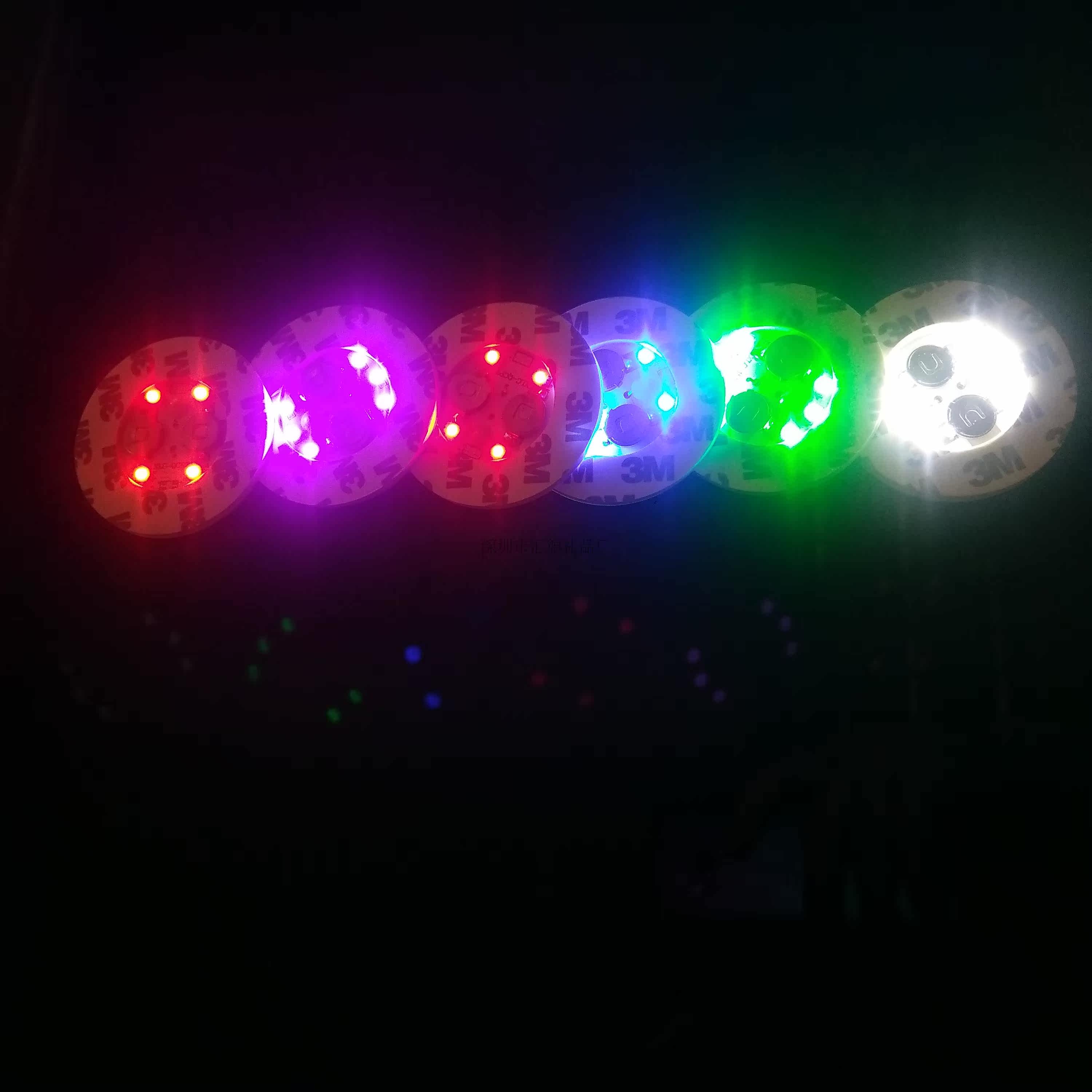 LED Cup Stick Flash Cup Mat 3M Flash Cup pad Custom KTV Bar Flash Cup Stick Upscale Wine Glass Sticker