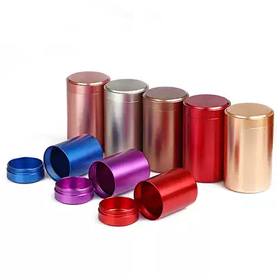 Mini metal small titanium alloy tea pot iron box Tea pot Portable small pot tea travel green tea tea packaging box