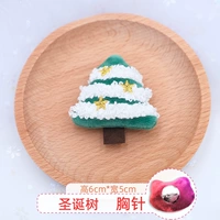 Рождественская елка - брошь