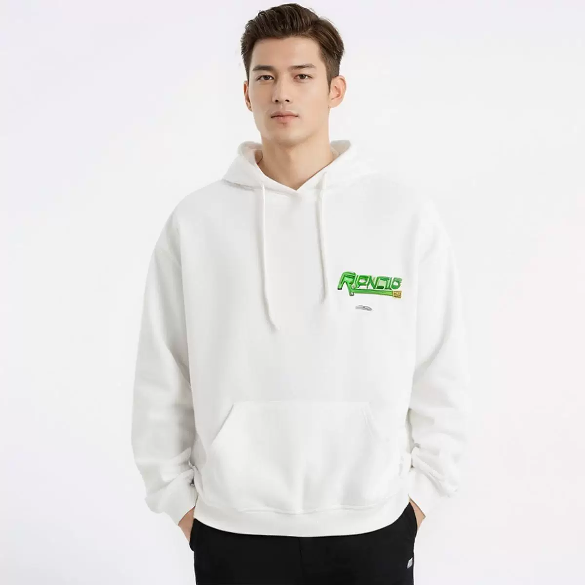Свитшот с капюшоном RIPNDIP с принтом мизинца и ангела, повседневный тяжелый стритовый стиль, для мужчин и женщин