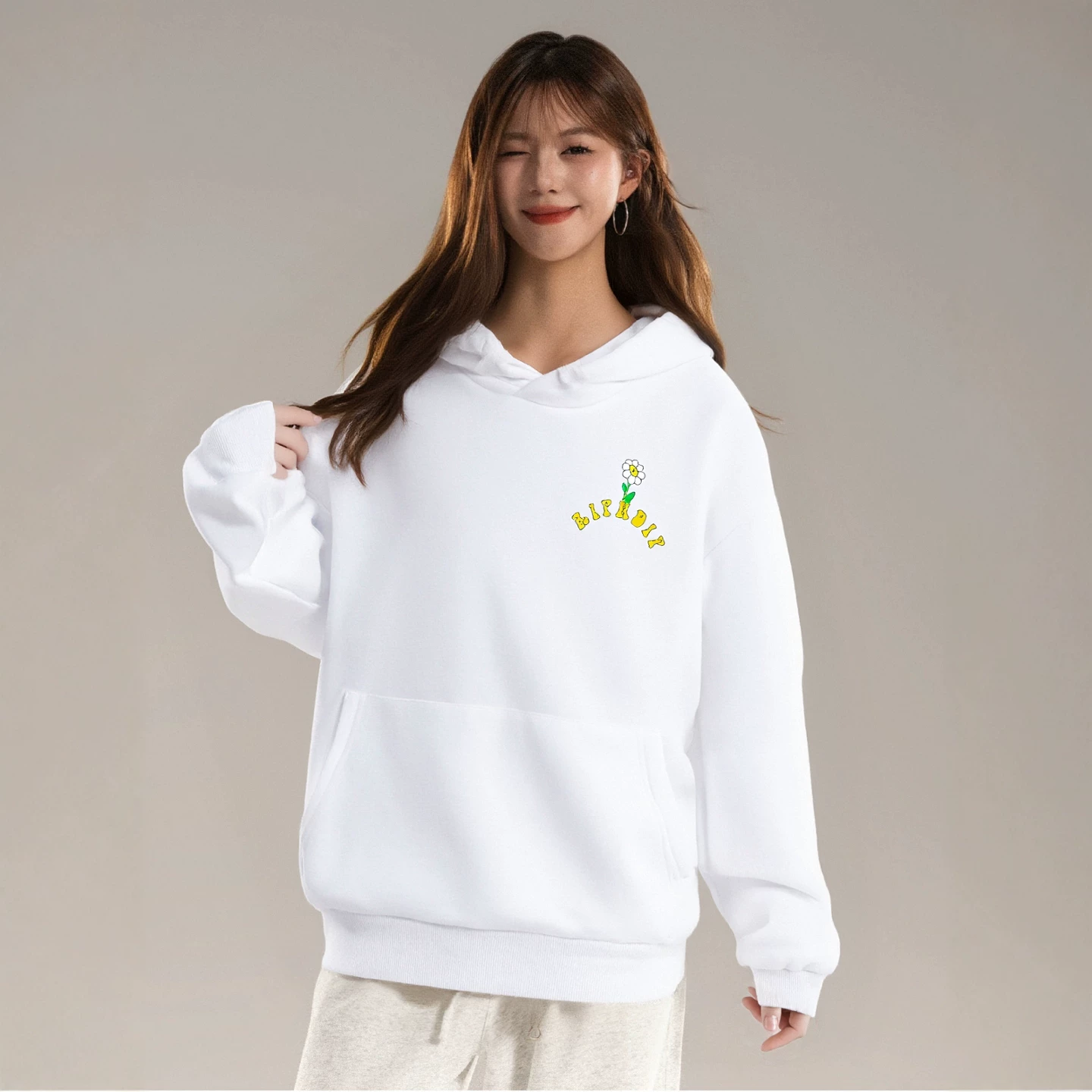Худи из бархата с капюшоном RIPNDIP Кот, средний палец, коты и женщины, Единорог наездник, принт