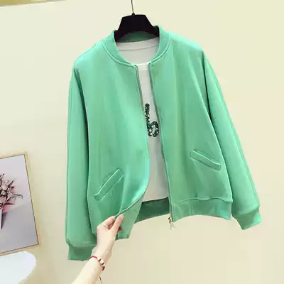Baseball uniform women's coat women's spring and autumn 2020 new Korean loose student casual jacket short Joker top