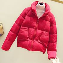 Short down cotton-padded women 2021 new winter Korean loose cotton-padded jacket small coat
