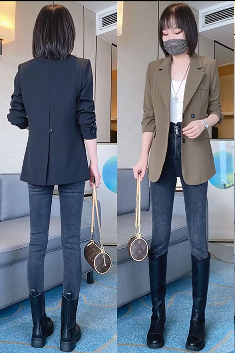 Small suit jacket woman 2022 Spring and autumn new Korean version Career Net Red casual Western suit small subblouse jacket