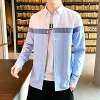 Демисезонная трендовая рубашка для отдыха, лонгслив