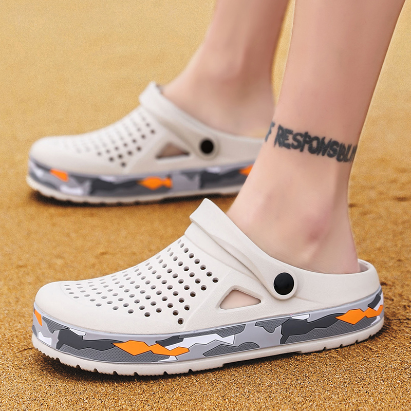 Silk Step Sandas Shoes Summer New cave shoes outside wearing trendy Korean Summer Seaside Resort Beach Shoes thick soles