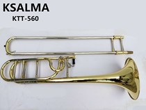 Taiwan design KSALMA tenor down B-tone trombone to F-tone wind instrument Professional performance band