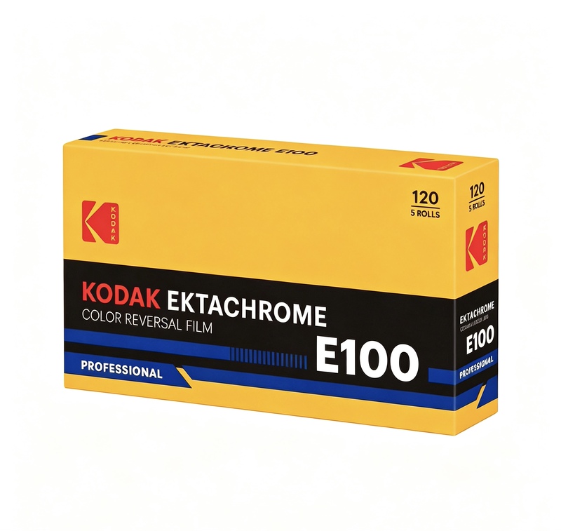 New Version of American Kodak E100 120 Film Ektachrome Color Negative Single Roll Price in September 28, 2028 New Version of American Kodak E100 120 Film Ektachrome Color Negative Single Roll Price in September 28, 2028