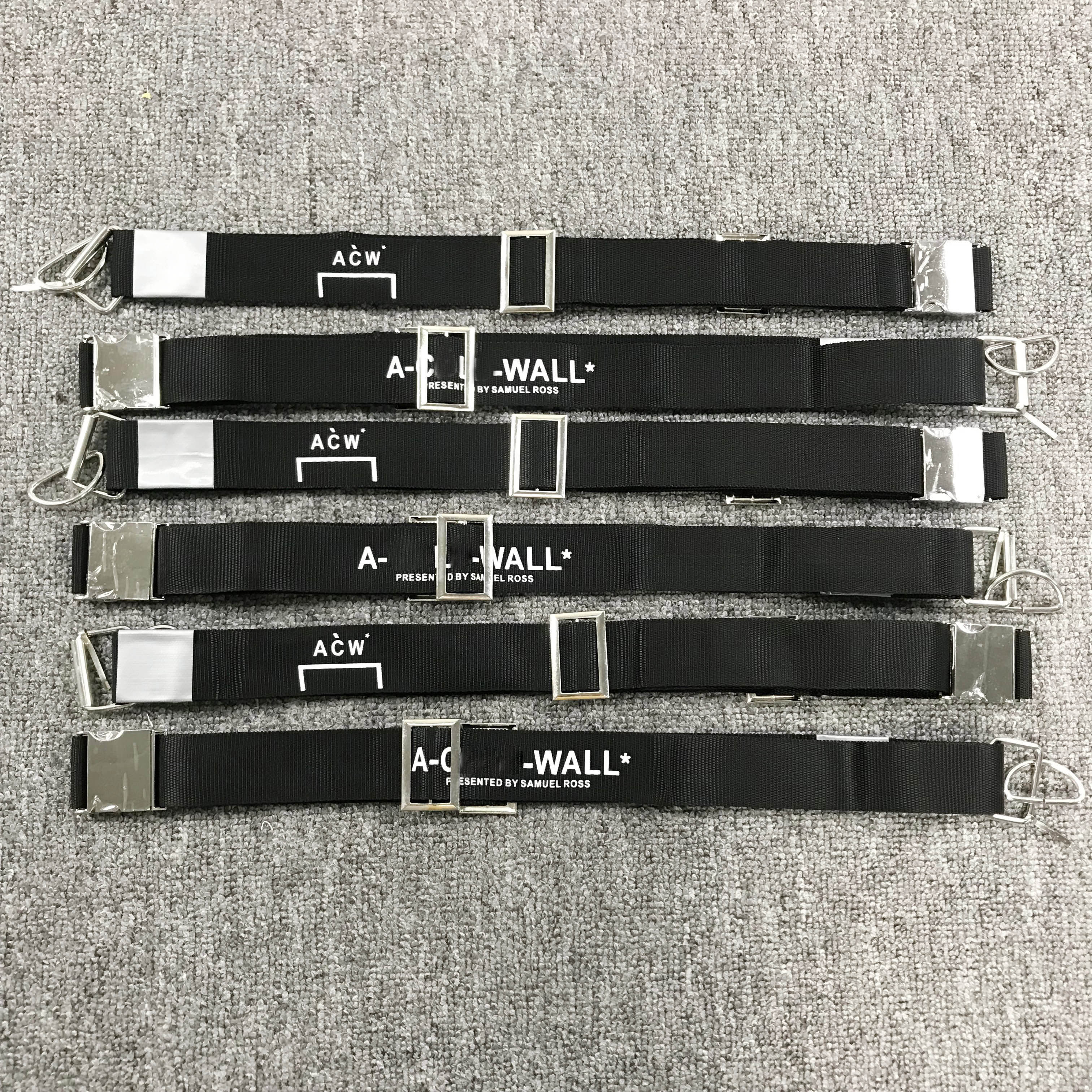 High Street ACW Cold Wall Adjustable Industrial Style Metal Buckle Deconstructed Belt Accessories Street Hip Hop Net Red European and American Tide