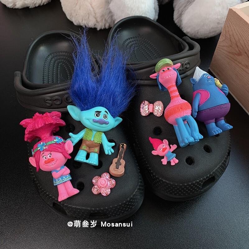 Compatible with Crocs Shoe Charms, Universal DIY Accessories, 3D Shoe Decorations, Monster Magic Dolls Compatible with Crocs Shoe Charms, Universal DIY Accessories, 3D Shoe Decorations, Monster Magic Dolls