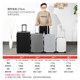 Roaming new suitcase ins net red aluminum frame universal wheel suitcase boarding case 20 inch leather case 24 men and women