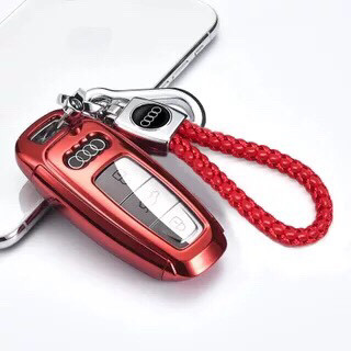 Suitable for 19-21 new Audi A8L key bag cover 20 A6L A7 car key protection shell buckle full bag