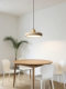 2026 New Restaurant Chandelier Yellow Travertine Chinese Retro Dining Room Bar Round Dining Table Staircase Bedroom Homestay Lamp