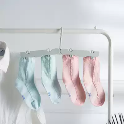 Travel creative multifunctional portable foldable hanger home non-slip travel drying rack clothes hanger small