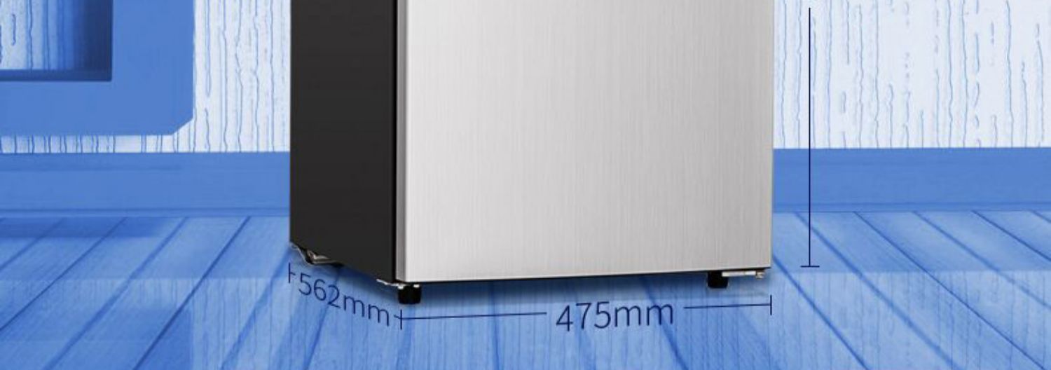 Hisense 90L đôi cửa nhỏ hộ gia đình tiết kiệm năng lượng cho thuê nhà ở ký túc xá ướp lạnh đông lạnh đơn cửa đôi đặc biệt tủ lạnh nhỏ - Tủ lạnh tủ lạnh aqua t219fa