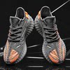 Men's Summer Breathable Shoes, Large Size Casual Sneakers, 350 Mesh Running Shoes, Trendy Sports Shoes for Men