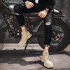 Autumn Breathable Men's Shoes, Martin Boots, Men's High-Top British Trendy Shoes, Desert Boots, Men's Boots, Canvas Short Boots