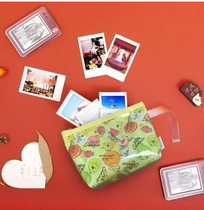 Fuji once imaging custom fruit PU makeup bag retailer wallet