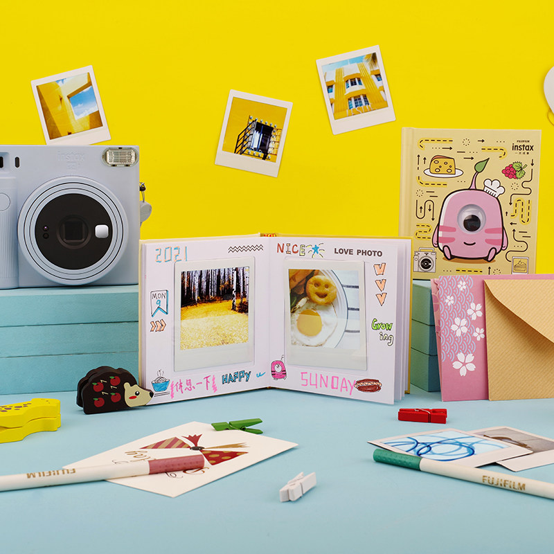 Fujifilm Instax is a first imaging original flute love playing square album