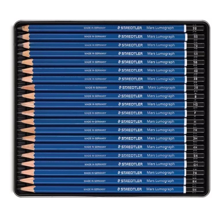 Germany STAEDTLER Shi De Lou sketch pencil 100 blue pole PROFESSIONAL drawing AND painting STUDENT SKETCHING TOOL
