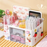 Держатель для ручек, детская коробка для хранения для ящиков для школьников для мальчиков, милый универсальный вместительный и большой карандаш, настольная система хранения