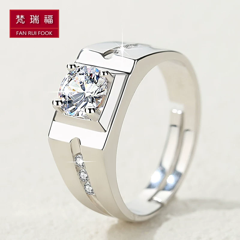 One size wedding ring, silver 925 sample, Japanese and Korean, style, 925 sample silver, on index finger