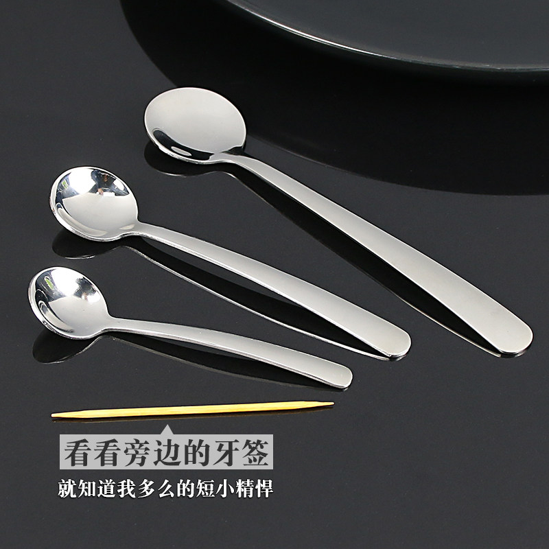 304 stainless steel mini spoon extra small short handle kitchen salt spoon measuring spoon medicine powder spoon small spoon seasoning spoon