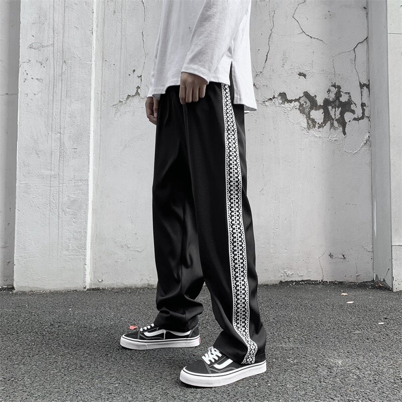 Thin Pants Men's Trendy Pants Loose Straight Pants Men's Trendy Pants 2021 Summer Sport