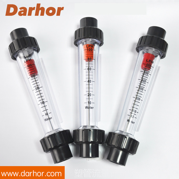 Plastic tube float liquid water flowmeter rotor plastic flowmeter LZS-15 25 32 50 65 cannula