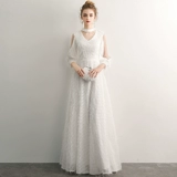 Белое элитное вечернее платье, коллекция 2021, подходит для подростков