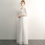 Белое элитное вечернее платье, коллекция 2021, подходит для подростков