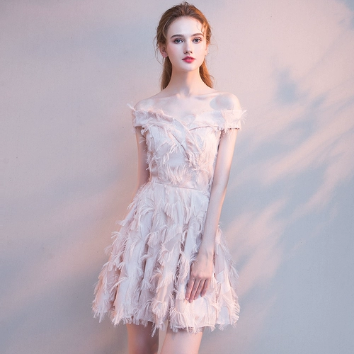 Платье подружки невесты, элитное короткое вечернее платье, коллекция 2022