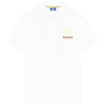 Pure cotton] Navigare Italian small sailing short-sleeved polo shirt for men and women summer trendy brand couple T-shirt
