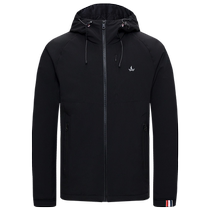 Navigare Italian small sailing black hooded cotton coat mens winter new casual warm cotton coat