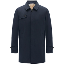 Easy to care for] Navigare Italian small sailboat navy blue mid-length windbreaker mens autumn casual jacket