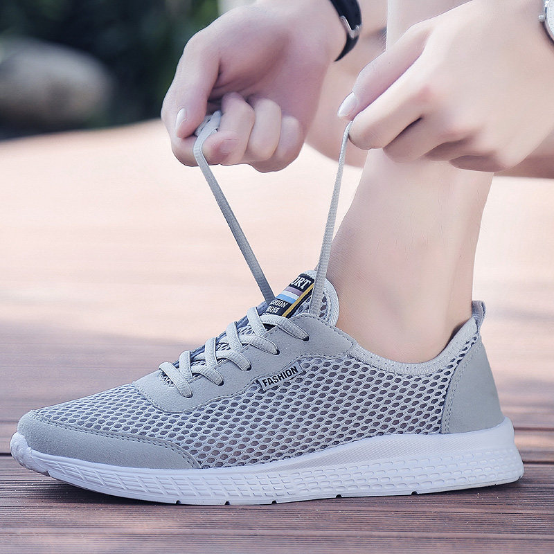 Large Size Yard Mesh Shoes Men's Summer 2022 New 45 45 46 46 47 Breathable 48 Slim 49 Net face Men's shoes