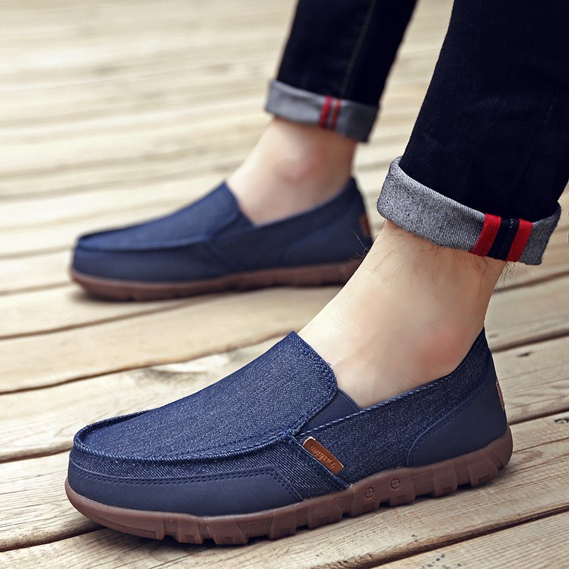 Autumn men's shoes plus size 45 lazy canvas shoes men's all-match 46 casual shoes large size 47 breathable cloth shoes 48