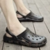 Giày sandal đế xuồng nam 2019 xu hướng mới cá tính ngoài trời thời trang đi biển dép sandal đôi - Sandal dép crocs nam Sandal