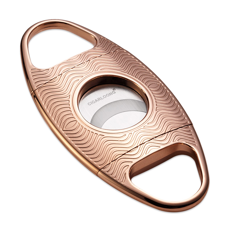 CIGARLOONG cigar scissors sharp-edged metal stainless steel portable double-edged thickened cigar cutter