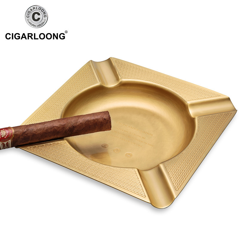 CIGARLOONG DRAGON CIGAR Cigar Ashtrays Retro Ancient Bronze Four Trough Large Decorative Pendulum CIGAR CIGARETTE EXTINGUISHING-Taobao