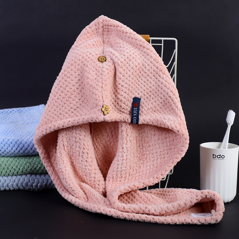 Bath Hat Hat Hat Super Strong Water Dry Hand Dry Handle Woman New Bath Towels Bathroom Household Pure Cotton Japanese Children Fast