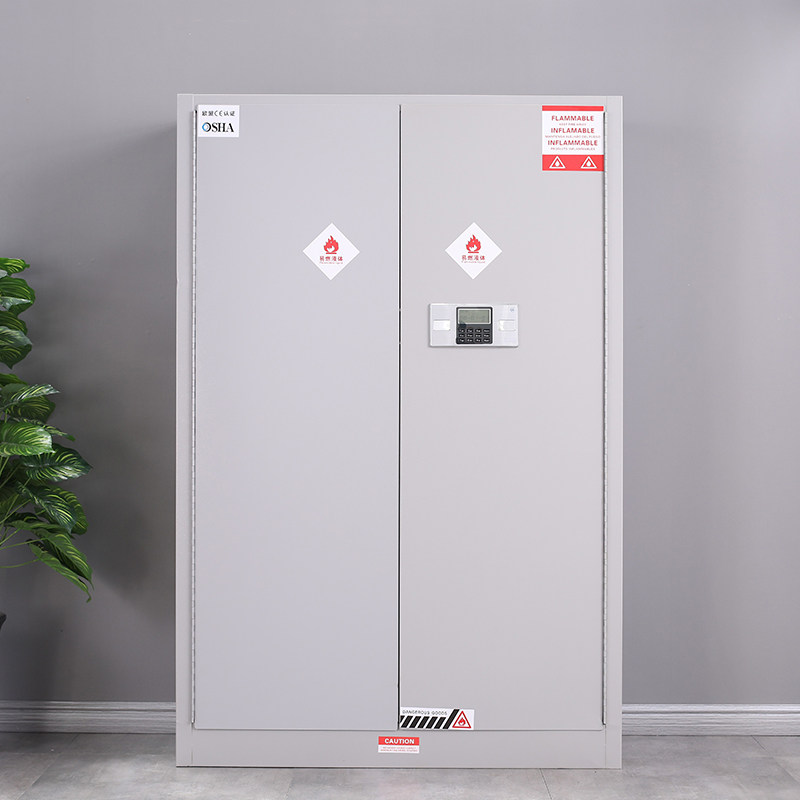 Industrial explosion-proof cabinet 45 gallon chemical safety cabinet dangerous goods explosion-proof box flammable liquid fireproof cabinet off-white