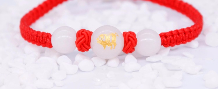 2019 12 Lợn hoàng đạo năm sinh vòng tay dây đỏ nữ nam đan tay chuyển hạt đôi quà tặng dây tay - Vòng đeo tay Clasp vòng tỳ hưu