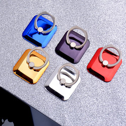 Color square high -light electroplating mobile phone bracket, ring bracket buckle bracket, tablet lazy anti -fall support, wholesale