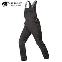 Износостойкие светоотражающие штаны для работы, свободный прямой крой, эффект подтяжки