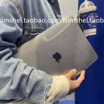 SHELL -- MacBook Apple Notebook Air13 protective shell M1Pro15 overdraft white full of stars pro16Max