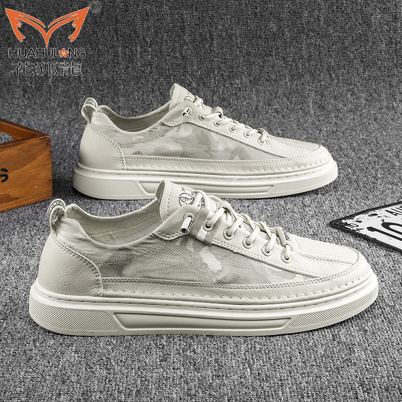 Sails Shoes Men's Summer Breathable 100 Hitch A Foot Pedal Board Shoes Casual Men's Shoes Spring 2022 New Wave Little White Shoes