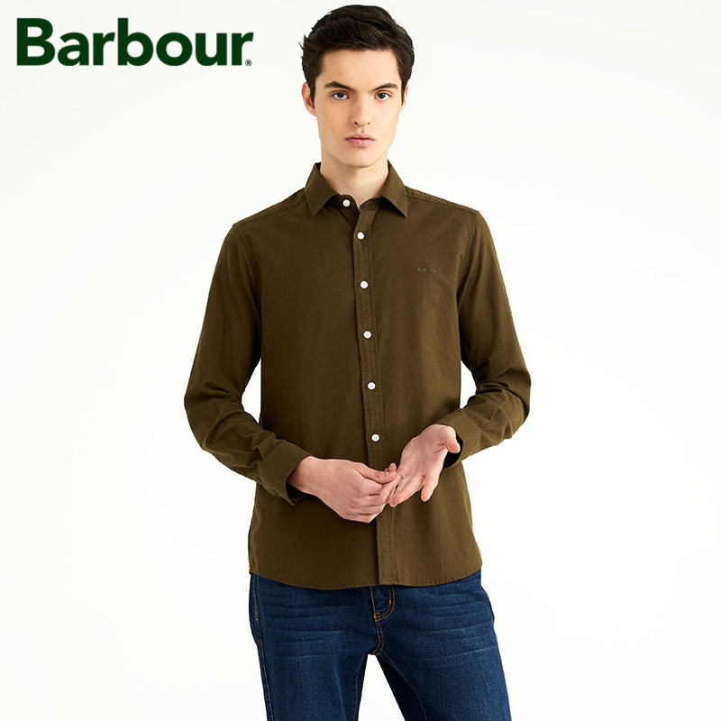 英国 Barbour 巴伯尔 简约纯色男式长袖衬衫 天猫优惠券折后¥169包邮(¥179-10)3色可选 英国 Barbour 巴伯尔 简约纯色男式长袖衬衫 天猫优惠券折后¥169包邮(¥179-10)3色可选